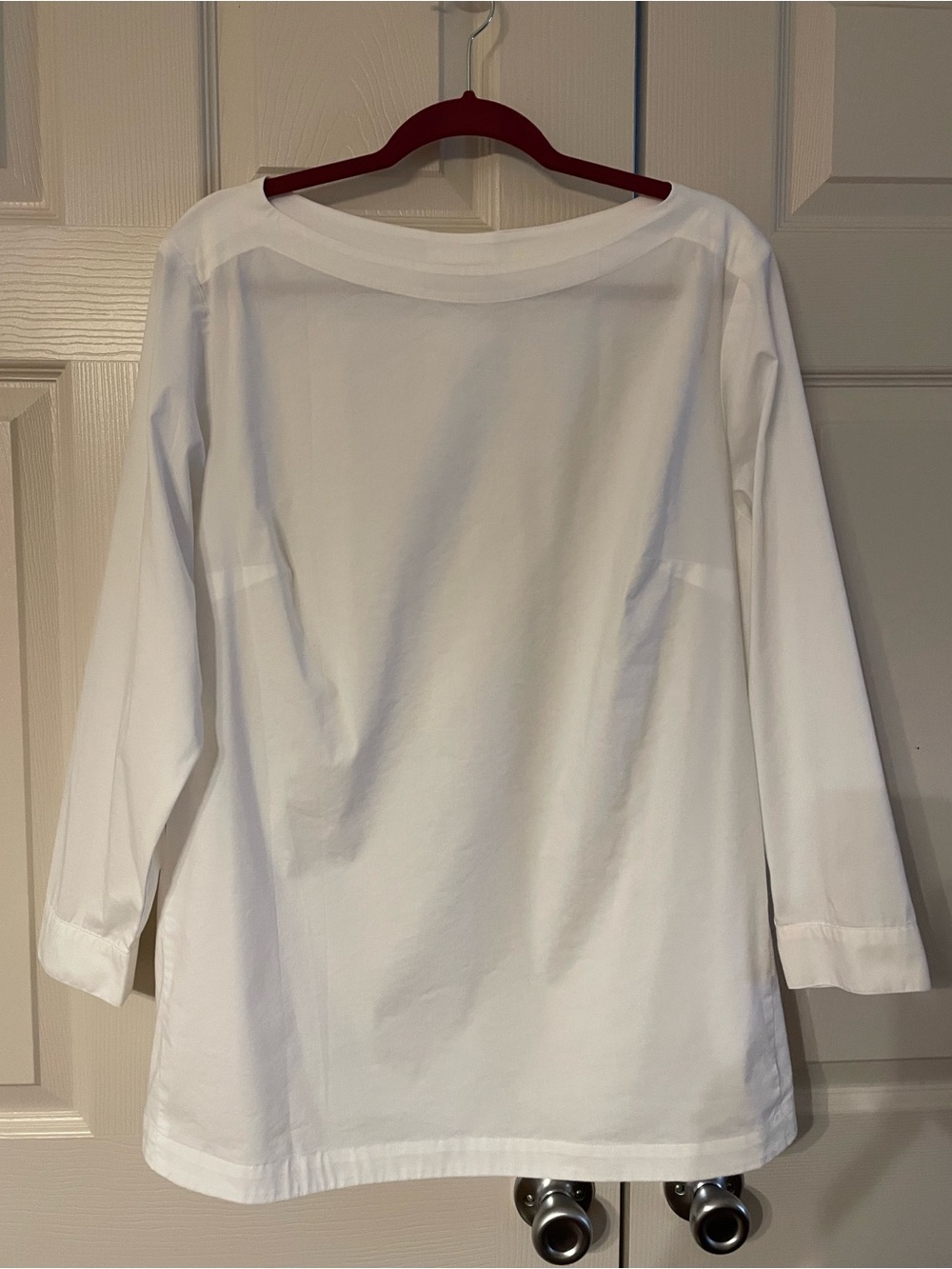 J.Jill, White Shirt Collection, Crisp, Tunic, Swing Top, Pockets, Very Nice, New
